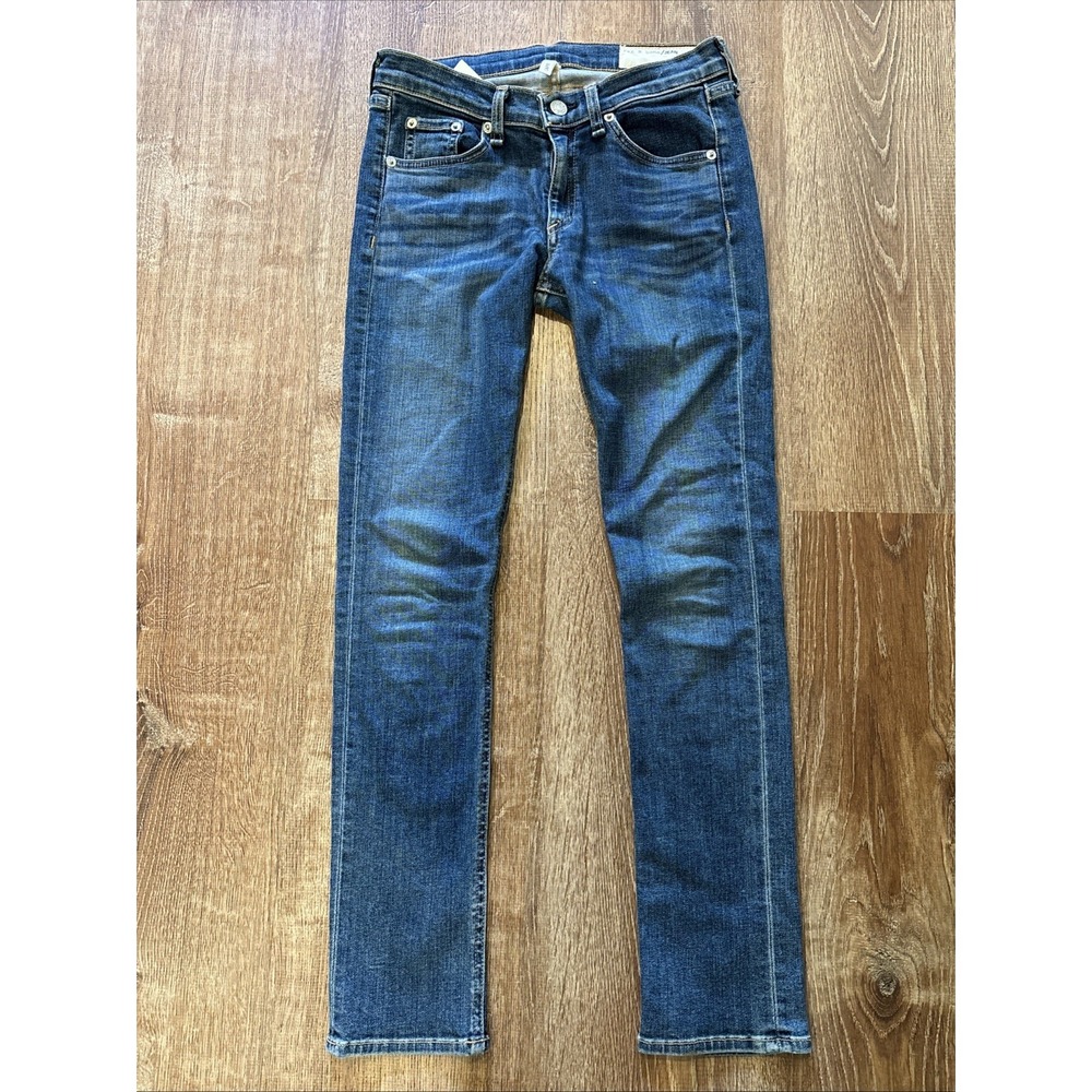 Rag And Bone Womens Skinny Jean Capri Mid Rise Made in The USA 27 Inseam 26